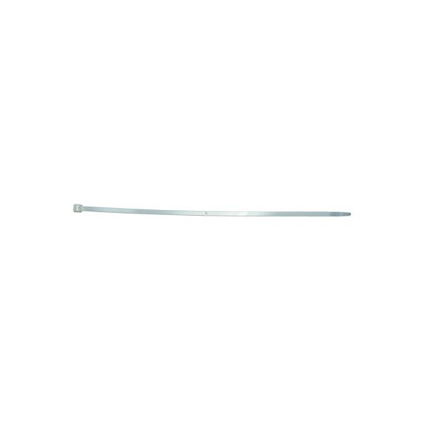 Cable Tie, 11 in L, Natural, Nylon, 50 lb Strength, 1000 PK
